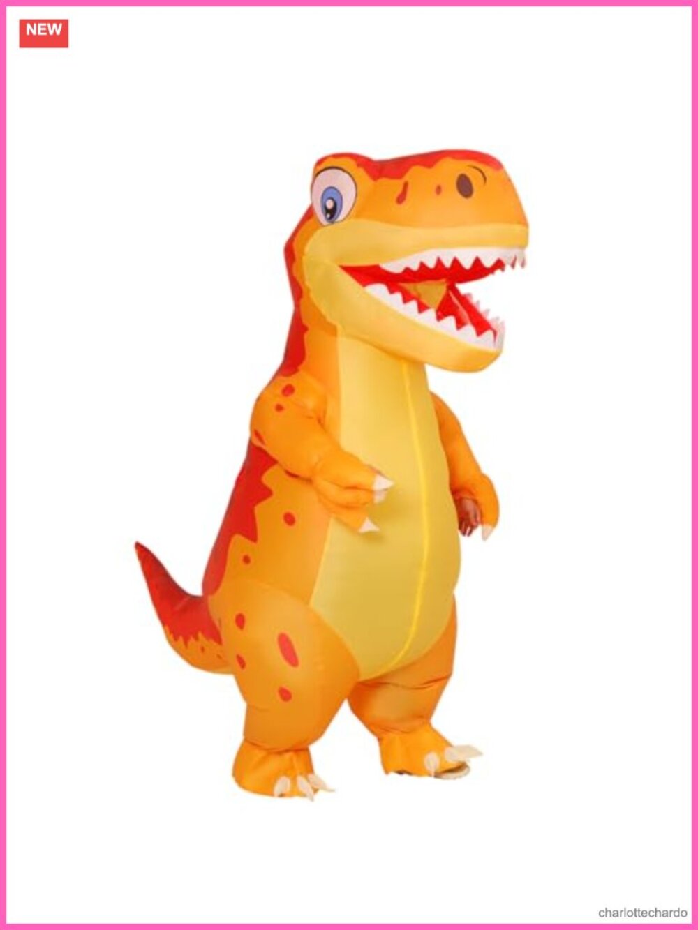 Inflatable T-Rex Dinosaur Costume Adult One Size Halloween Fan